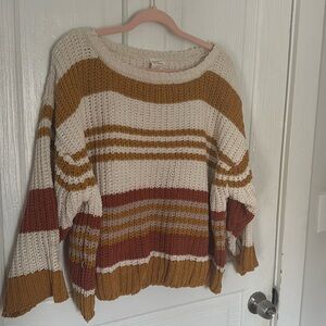 By Together Women’s Striped Sweater Size Small